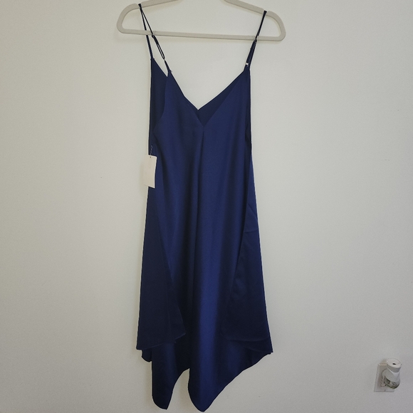 Halston Heritage BNWT rotal blue slip dress - Picture 3 of 7